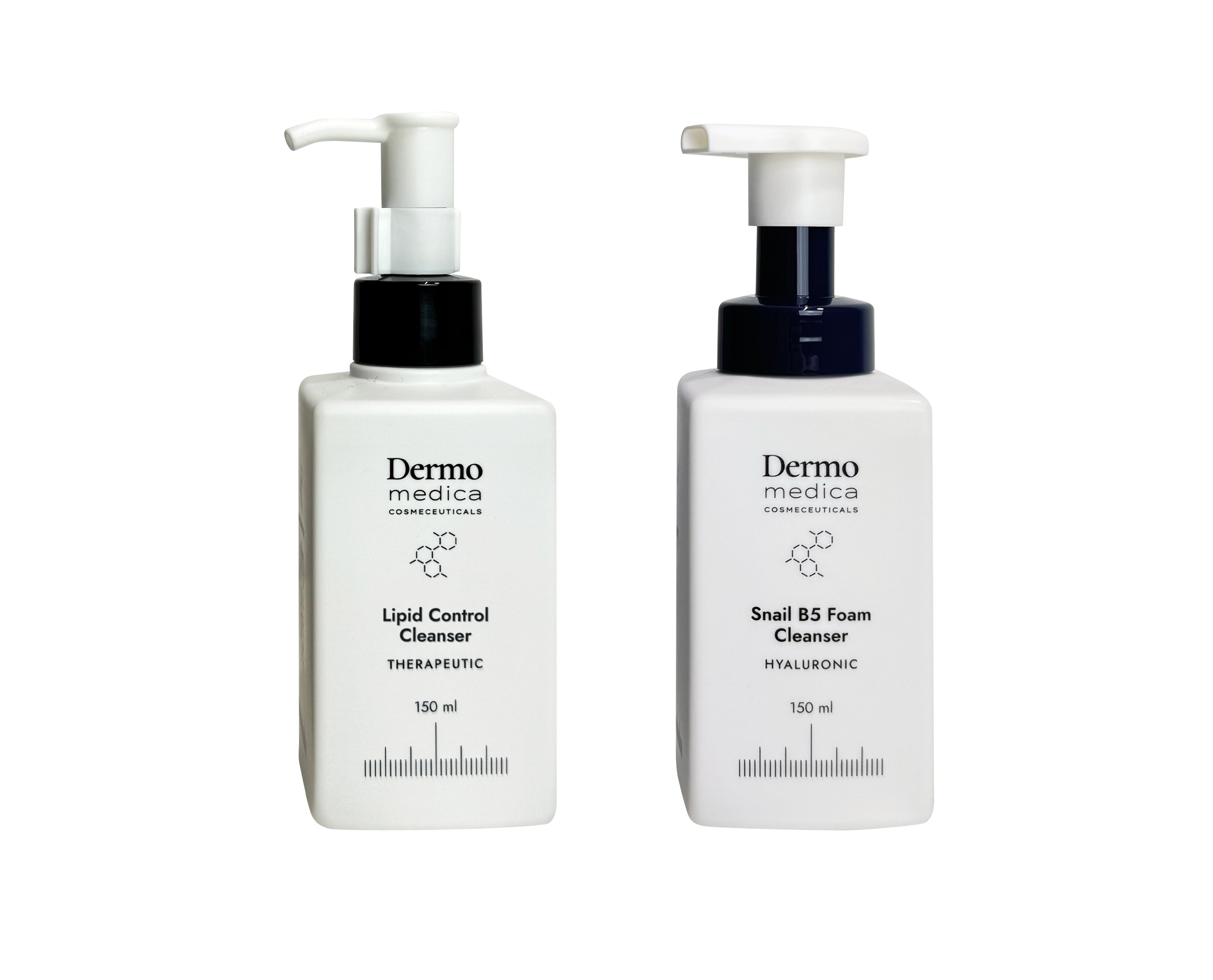 DERMOMEDICA Lipid Control Cleanser + Snail B5 Foam Cleanser olejek + pianka do mycia twarzy 2 x 150 ml