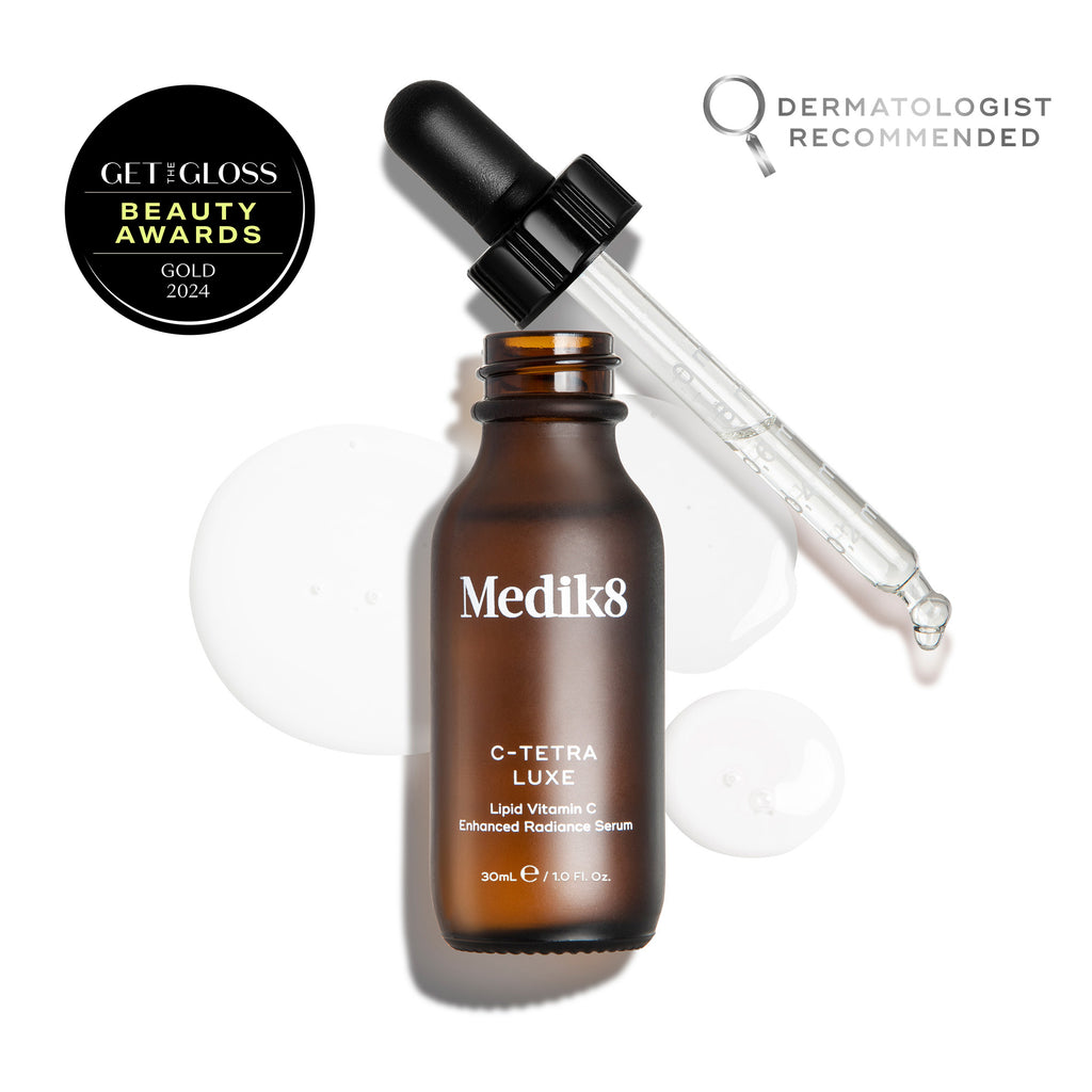 MEDIK8 C-Tetra LUXE rozjaśniające serum do twarzy z witaminą C 8 ml