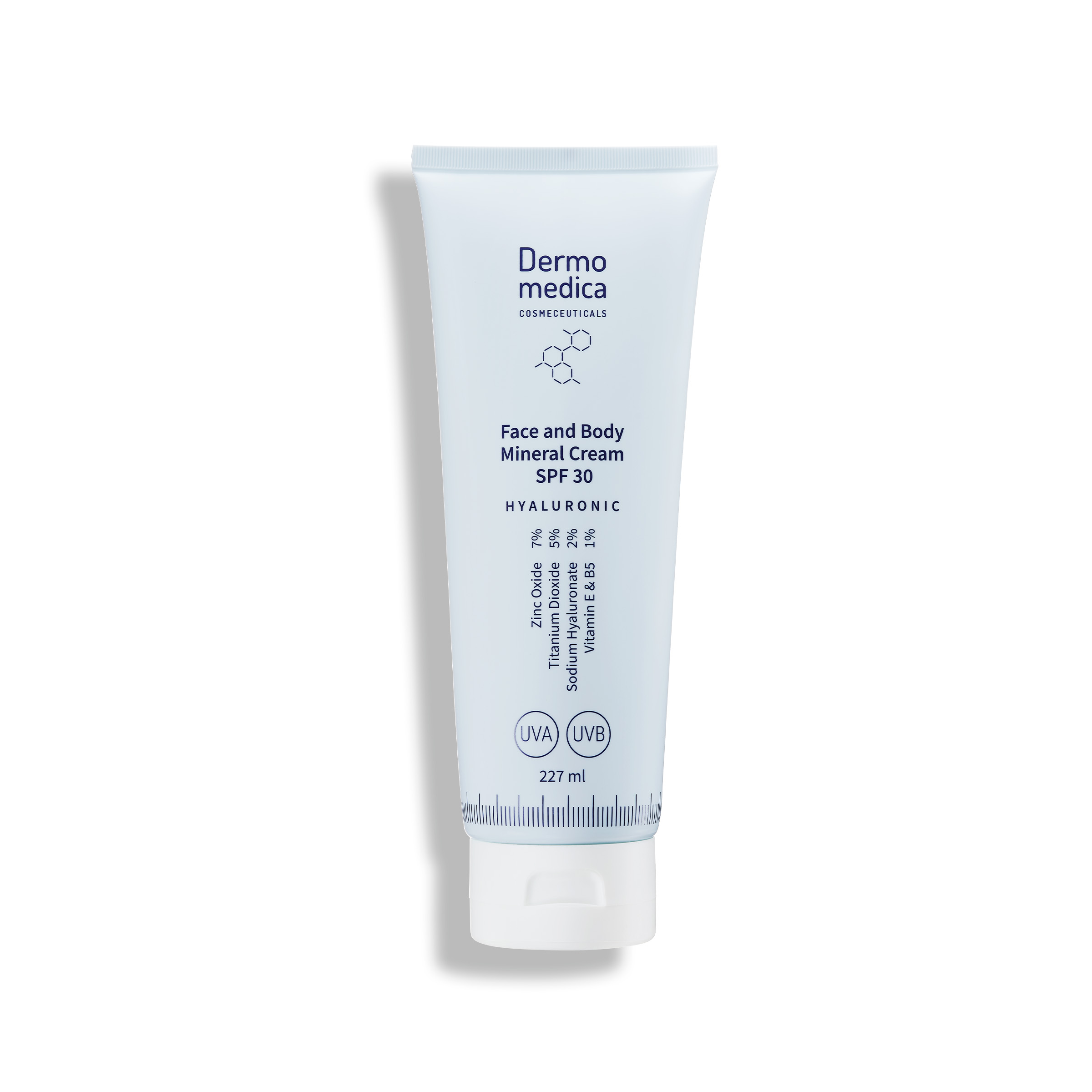 DERMOMEDICA FACE AND BODY MINERAL CREAM SPF 30 Mineralny Krem SPF 30 Do Twarzy i Ciała 200 ml
