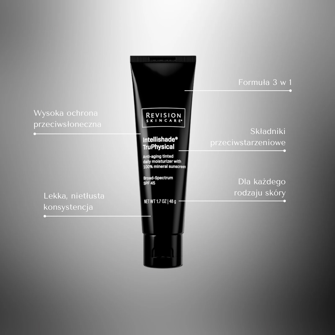 REVISION Intellishade Truphysical tonujący krem do twarzy z SPF 45 48g