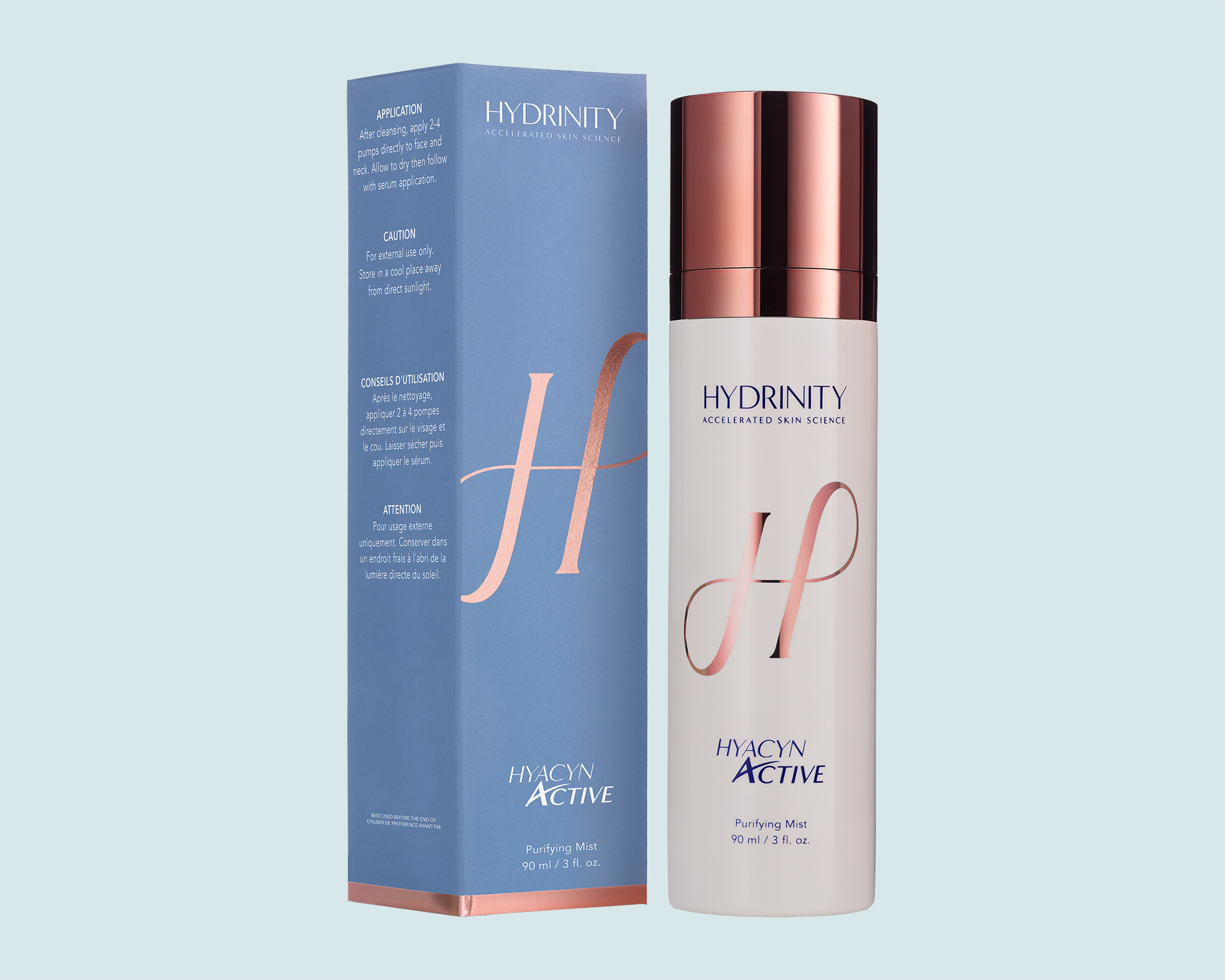 HYDRINITY Hyacyn Active mgiełka wyciszająca, nawilżająca, kojąca 90 ml